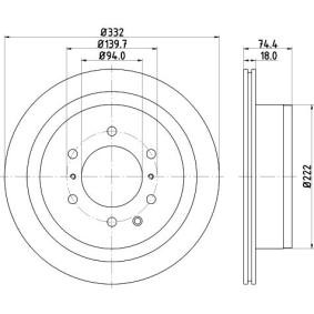 Bremsscheibe von MINTEX