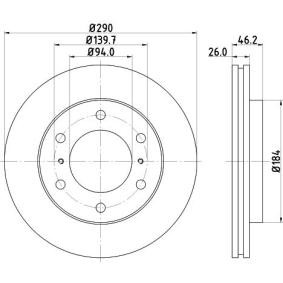 Bremsscheibe von MINTEX