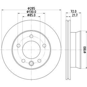 Bremsscheibe MDC2127 von MINTEX günstig für 55,41 € online kaufen