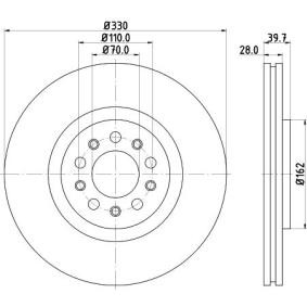 Køb Bremseskive af MINTEX MDC2158 til den lave pris 608,26 DKK