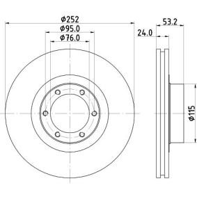 Bremsscheibe von MINTEX