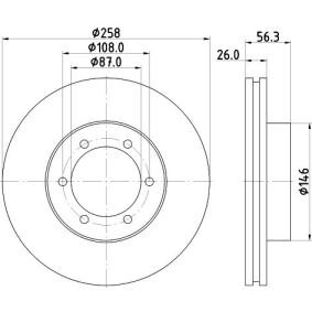 Bremsscheibe von MINTEX