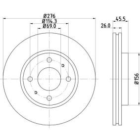Bremsscheibe von MINTEX