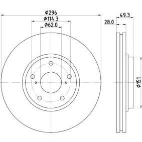 Bremsscheibe von MINTEX
