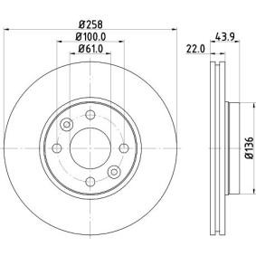Comprar Disco de freno de MINTEX MDC2384 a bajo precio de 51,54 €