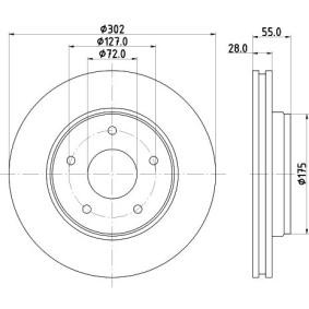 JEEP Bremsscheibe von MINTEX