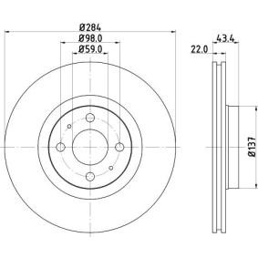 FIAT Bremsscheibe von MINTEX