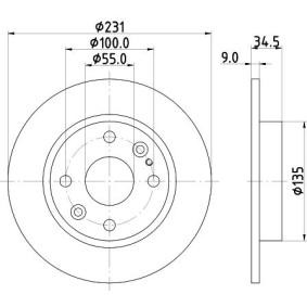 Bremsscheibe MDC772 von MINTEX günstig für 24,01 € online kaufen