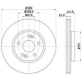 Bremsscheibe von MINTEX