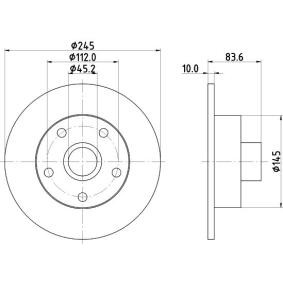 Bremsscheibe MDC830 von MINTEX günstig für 45,58 € online kaufen