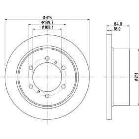 Bremsscheibe von MINTEX
