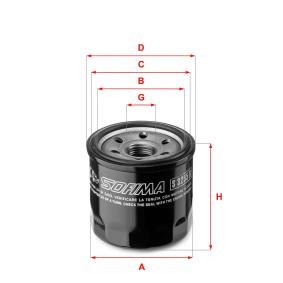 Ölfilter S 3255 R für EXTOL Bus (S22_, S23_) für 6,35 CHF