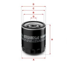 Achetez des Filtre à huile SOFIMA S 3435 R à prix pour 6,73 €