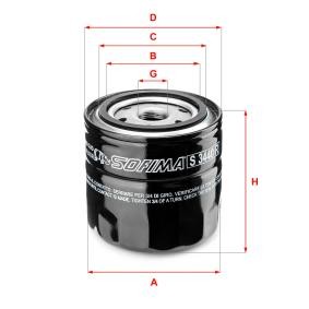 Achetez des Filtre à huile SOFIMA S 3440 R à prix pour 8,50 €