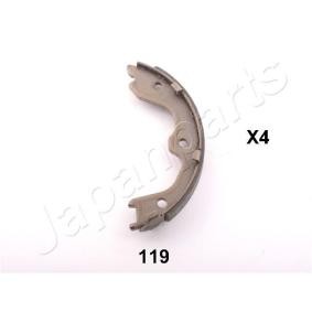 Comprar Zapata de freno de mano de JAPANPARTS GF-119AF a bajo precio de 45,81 €