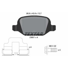 Acquista Kit pastiglie freni da TEXTAR 2360102 a buon mercato per soli 30,04 €