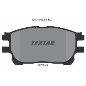 Bremsbeläge von TEXTAR