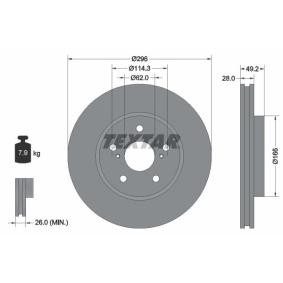 Bremsscheibe von TEXTAR