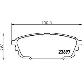 Achetez des Plaquettes de frein MINTEX MDB2250 à prix pour 21,44 €