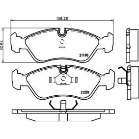 Bremsbeläge 2119003