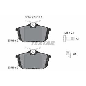 Achetez des Plaquettes de frein TEXTAR 2354901 à prix pour 32,75 €