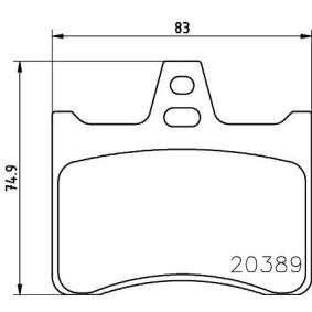 Bremsbeläge MDB1135 von MINTEX günstig für 25,66 € online kaufen
