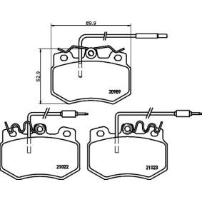 Bremsbeläge MDB1327 für MEGA
