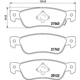 Achetez des Plaquettes de frein MINTEX MDB1435 à prix pour 30,13 €