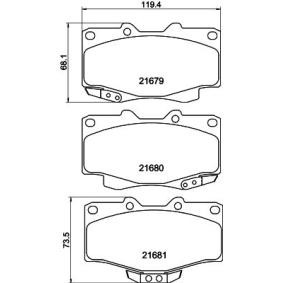 Acquista Kit pastiglie freni da MINTEX MDB1647 a buon mercato per soli 52,04 €