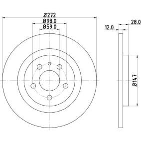 Comprar Disco de freno de MINTEX MDC1599 a bajo precio de 37,46 €