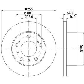 Bremsscheibe für FIAT von MINTEX