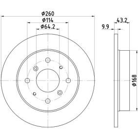 Comprar Disco de freno de MINTEX MDC441 a bajo precio de 23,09 €