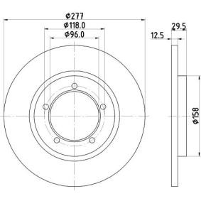 Bremsscheibe von MINTEX