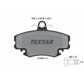 Acquista Kit pastiglie freni da TEXTAR 2146306 a buon mercato per soli 25,54 €