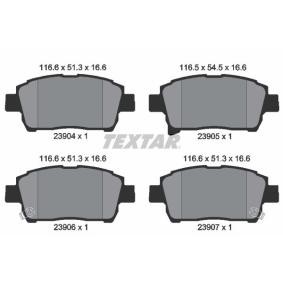 Acquista Kit pastiglie freni da TEXTAR 2390401 a buon mercato per soli 33,87 €