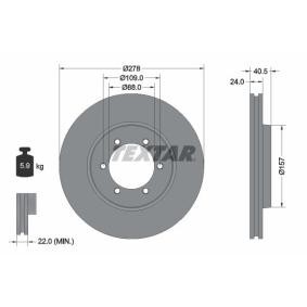 Acquista Disco freno da TEXTAR 92138400 a buon mercato per soli 53,61 €