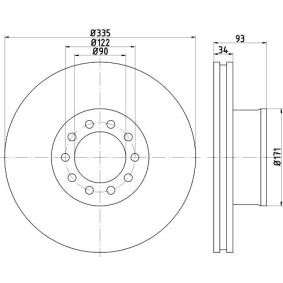 Bremsscheibe von TEXTAR 93143000