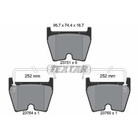 Acquista Kit pastiglie freni da TEXTAR 2375101 a buon mercato per soli 116,33 €