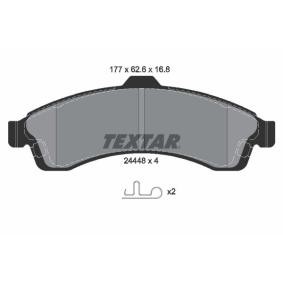 Acquista Kit pastiglie freni da TEXTAR 2444801 a buon mercato per soli 57,64 €