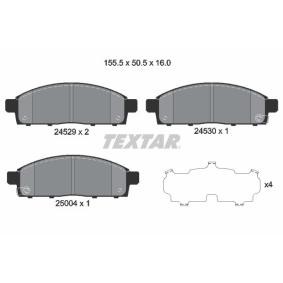 Acquista Kit pastiglie freni da TEXTAR 2452901 a buon mercato per soli 36,52 €