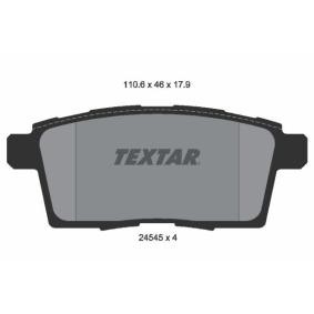 Acquista Kit pastiglie freni da TEXTAR 2454501 a buon mercato per soli 42,44 €