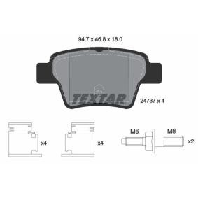 Compre Pastilhas de travão da TEXTAR 2473701 a um preço baixo por 39,92 €
