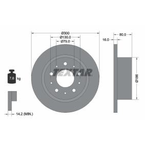Acquista Disco freno da TEXTAR 92157600 a buon mercato per soli 68,50 €