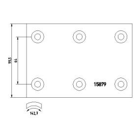 Achetez des Kit de garnitures de frein, frein à tambour TEXTAR 1587907 à prix pour 161,81 €