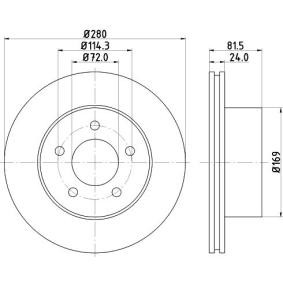 JEEP Bremsscheibe von MINTEX