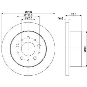 Bremsscheibe MDC1816 von MINTEX günstig für 58,01 € online kaufen