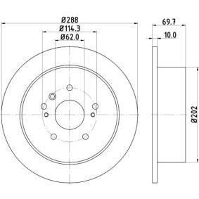 Bremsscheibe von MINTEX