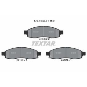 Acquista Kit pastiglie freni da TEXTAR 2410601 a buon mercato per soli 82,89 €