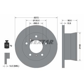Comprar Disco de freno de TEXTAR 92137603 a bajo precio de 52,64 €