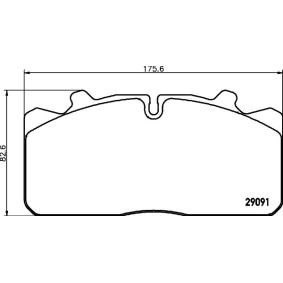 Achetez des Plaquettes de frein TEXTAR 2909104 à prix pour 343,47 €